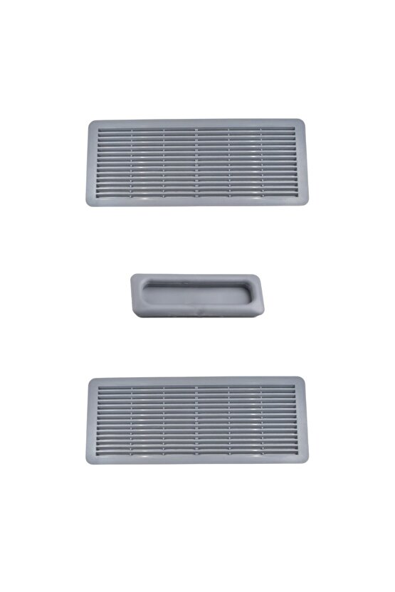 Mercedes C Sınıf (W202-W203) için Sunroof Güneşlik El Tutamağı ve Izgara Seti -Gri