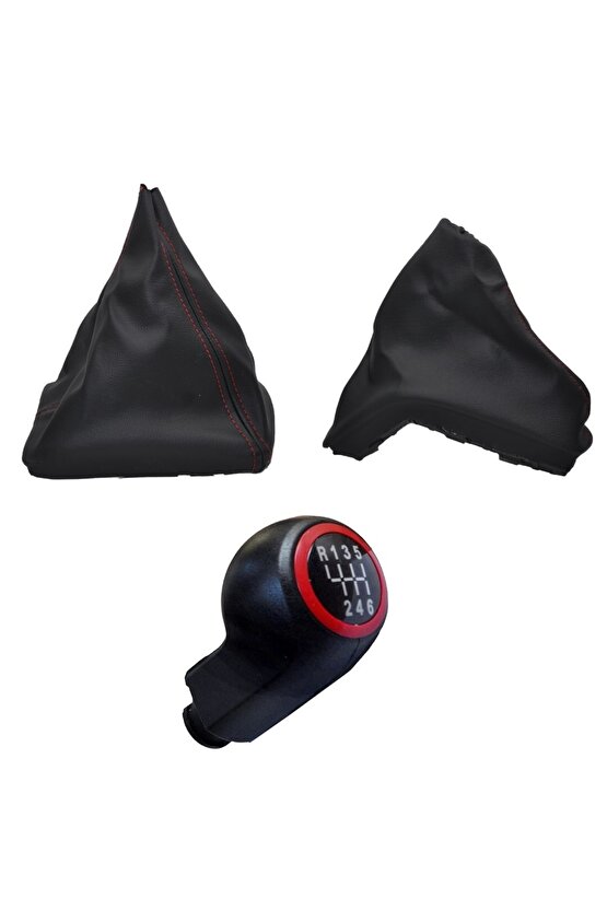 Opel Astra H Için El Freni-vites Körüğü Ve Vites Topuzu (6)-kırmızı