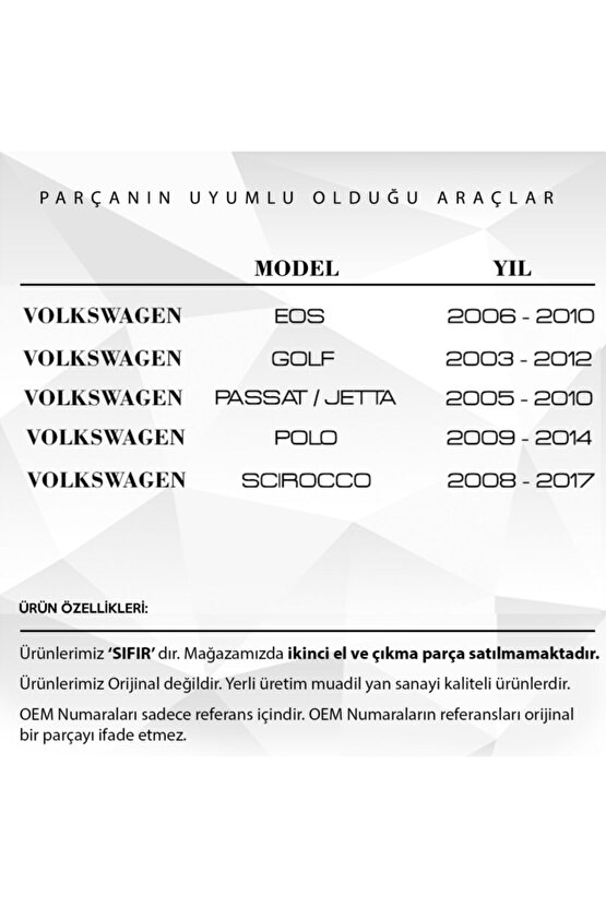 Vw Golf, Passat, Audi A1, A3 Için Yağ Filtresi Muhafaza Contası Uyumlu