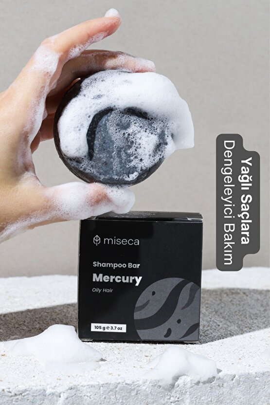 Mercury Yağlı Saçlar Dengeleyici Katı Şampuan 105 G