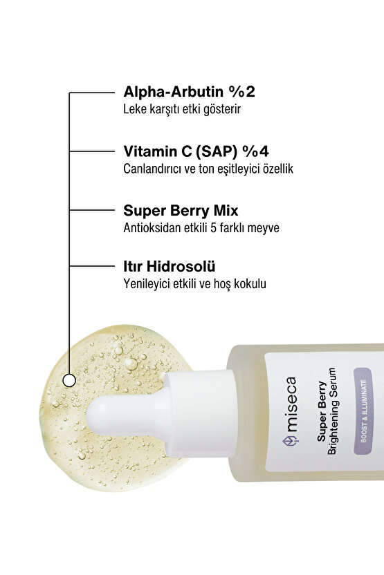 Super Berry Canlandırıcı Ve Ton Eşitleyici Serum 30 ml | Arbutin C Vitamini