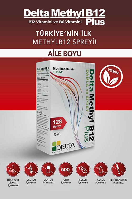 Methyl B12 Plus Methylcobalamin Sprey 20ml