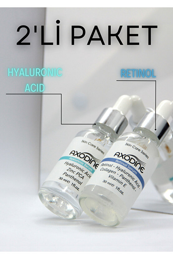 HYALURONIC ACID - RETINOL 2Lİ AVANTAJ PAKET