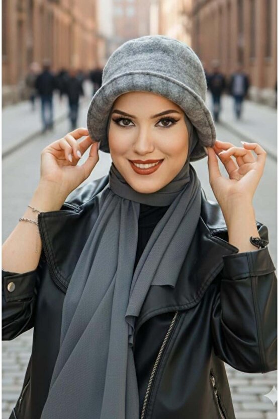 Füme Vintage Şapka