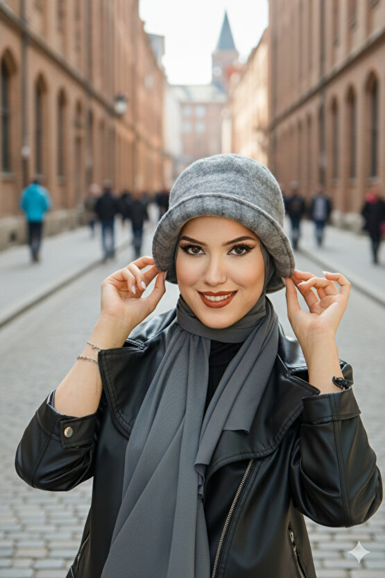 Füme Vintage Şapka