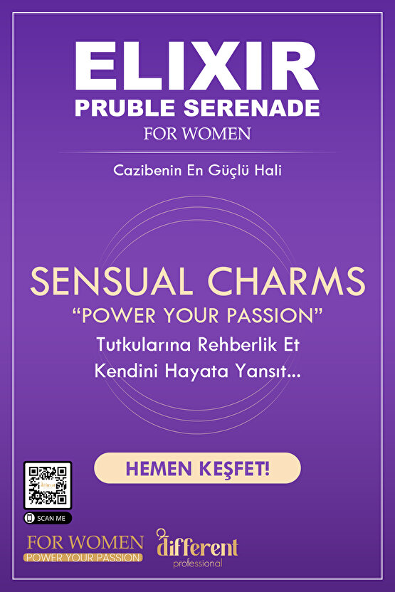 Different Elixir Premium Kadın Parfüm(AFRODİZYAK ETKİLİ) 50 ml