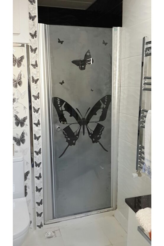 70 H:180 Parlak Tek Açılır Menteşeli Duşakabin