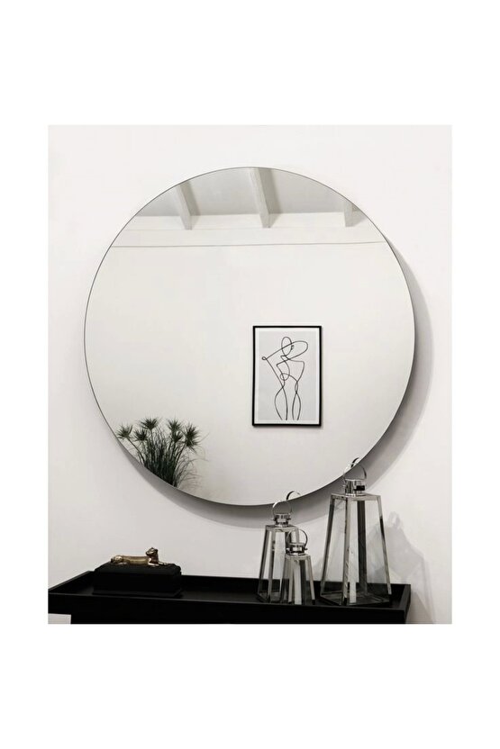 AYNA  YUVARLAK AYNA  DEKORATİF AYNA  BANYO AYNASIKONSOL AYNASI100 CM ÇAPINDA