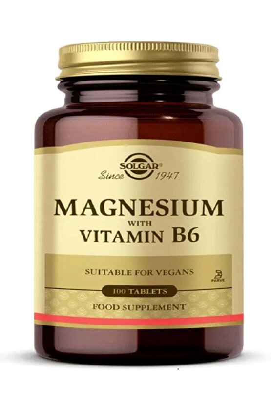 Magnesium with Vitamin B6 100 Tablet