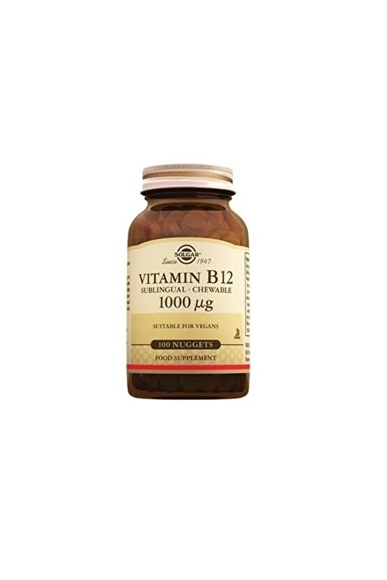 Vitamin B12 1000 Mcg 100 Dilaltı Tablet