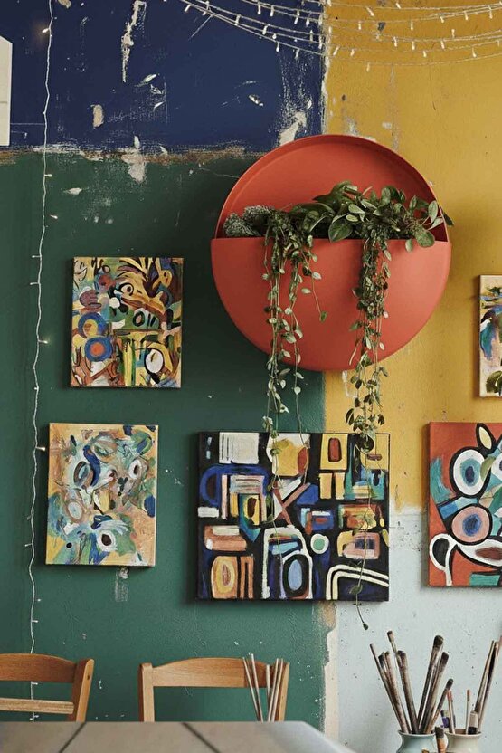 Aura Levitia Fiber Saksı - 30cm x 15cm Duvar Saksısı