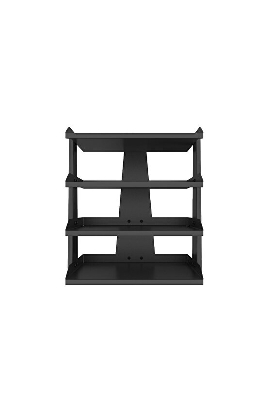 SteelLine 4 Katlı Metal Dosya Rafı - Masa Üstü Ultra Sağlam Ofis Organizer (29.5x30.5x25cm)