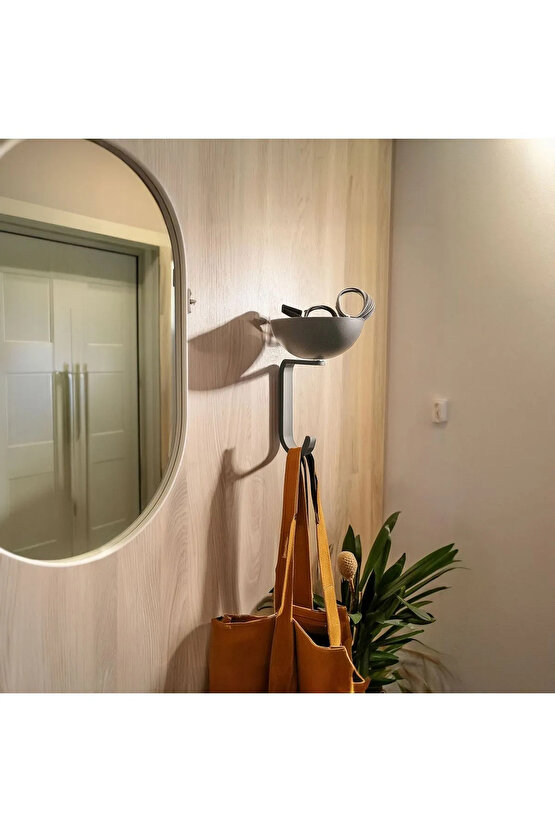 The Case Anahtarlıklı Metal Askılık-vizon