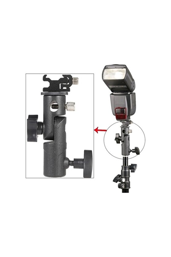 Fotga Umbrella Mount Bracket Şemsiye Flaş Tutucu  V30