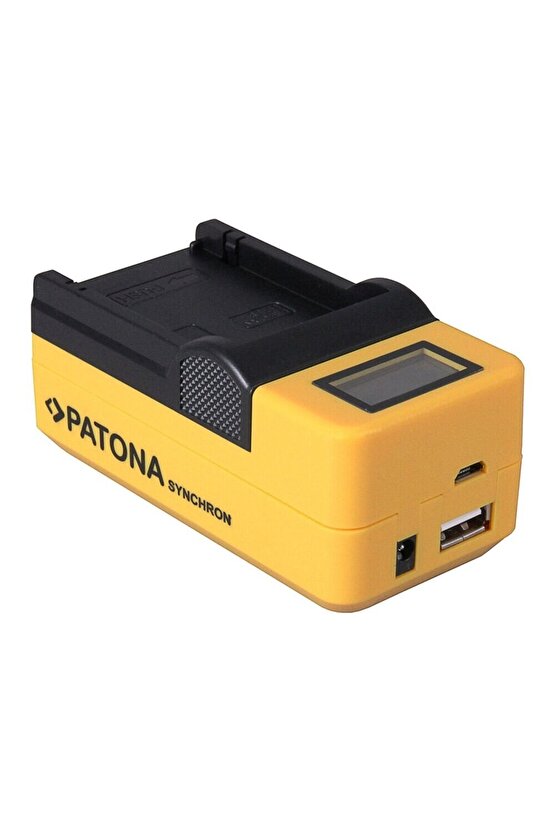 Nikon EN-EL 14 Uyumlu Tekli Synchron USB Charger LCD Ekranlı