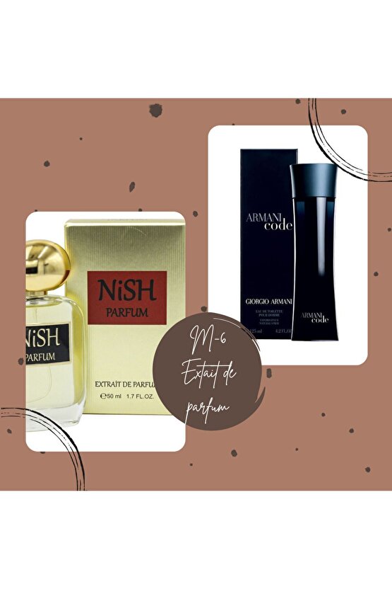 Nish Parfum M-6 Extrait De Parfum 50ml Oriental-code