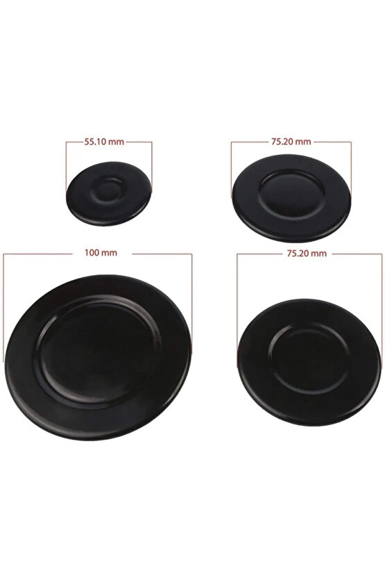 Fırınlı Ocak Ve Set Üstü Bek Takımı 8 Parça (PROFİLO-BOSCH-SİEMENS UYUMSUZ)