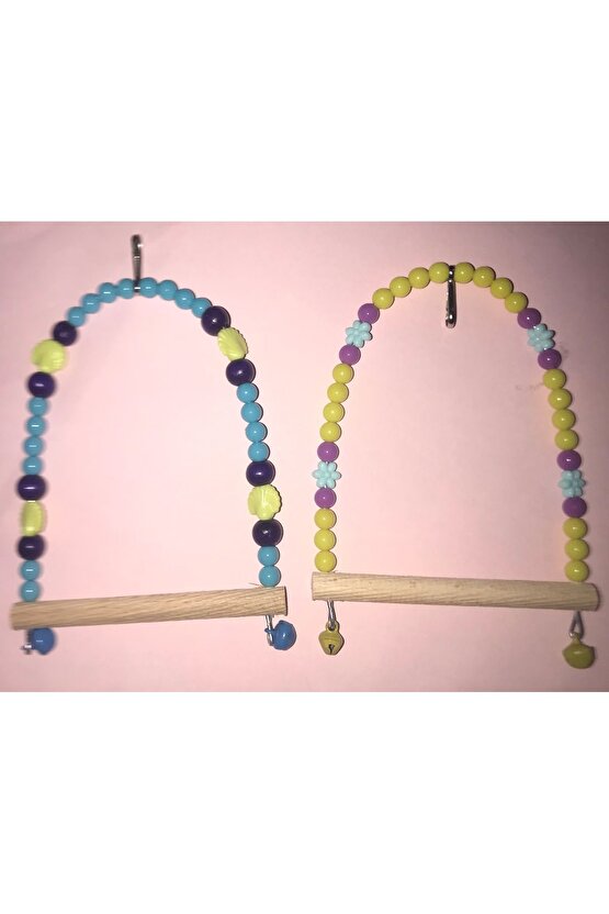 MUHABBET KUŞU BONCUKLU TÜNEKLİ ZİLLİ SALINCAK