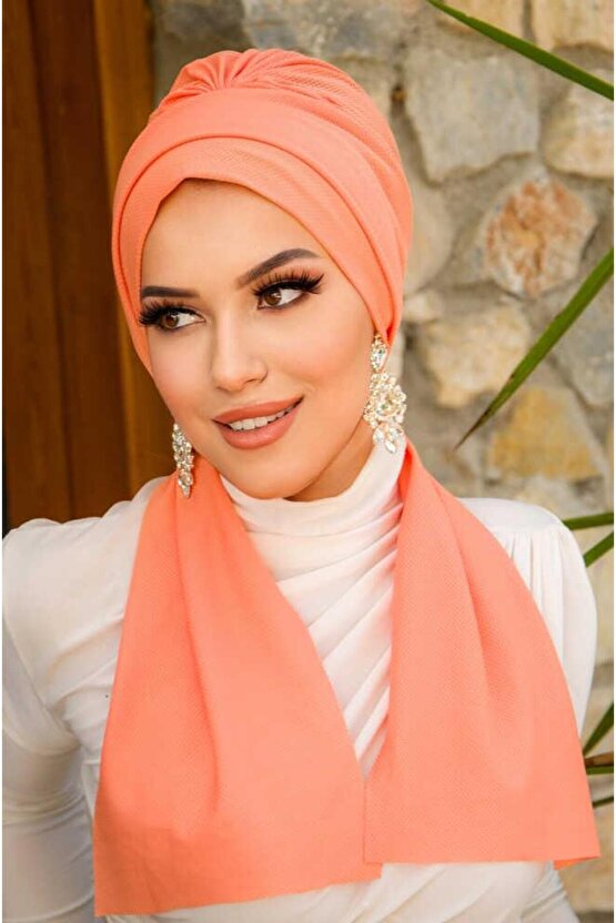 Neon Turuncu Atkılı Bone