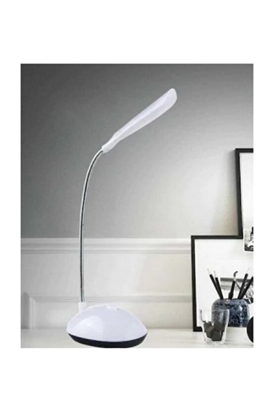 Masa Lambasi Led Mini Masa Lambasi Yeşil - Mavi - Beyaz Karışık Renk 4 Ledli Pilli