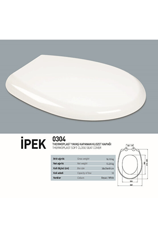 Natura Kanallı Alttan Çıkışlı Klozet Takım A051101h