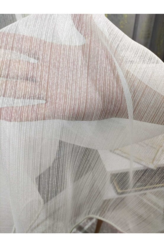 Nora 13 Sık Pile Ekru Tül Perde 24