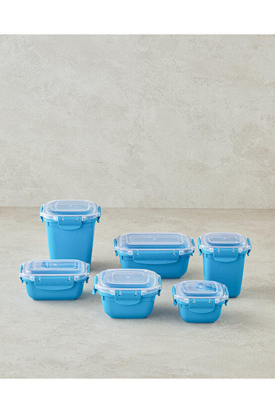 Master Lock Plastik Saklama Kabı Mavi 575 1075 ml