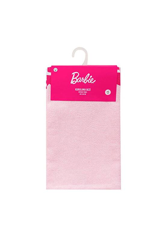 LCW HOME Pembe Barbie Baskılı Kurulama Bezi 2li 40x50 Cm