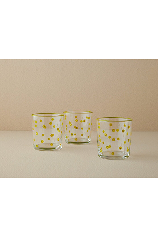 Kiwi Cam 3lü Meşrubat Bardağı Yeşil