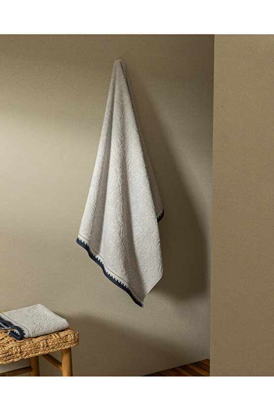 Perle %100 Pamuk Banyo Havlusu - Gri