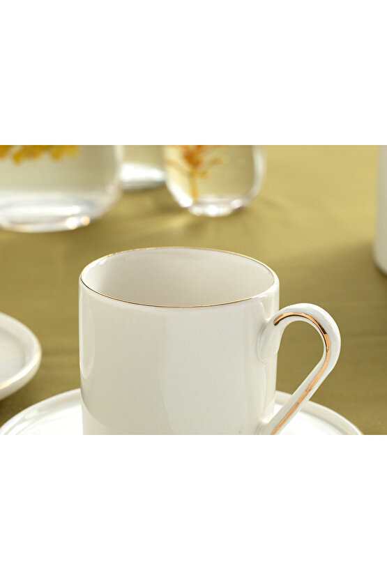 Torino Porselen 2li Çay Fincanı Takımı 180 Ml Gold