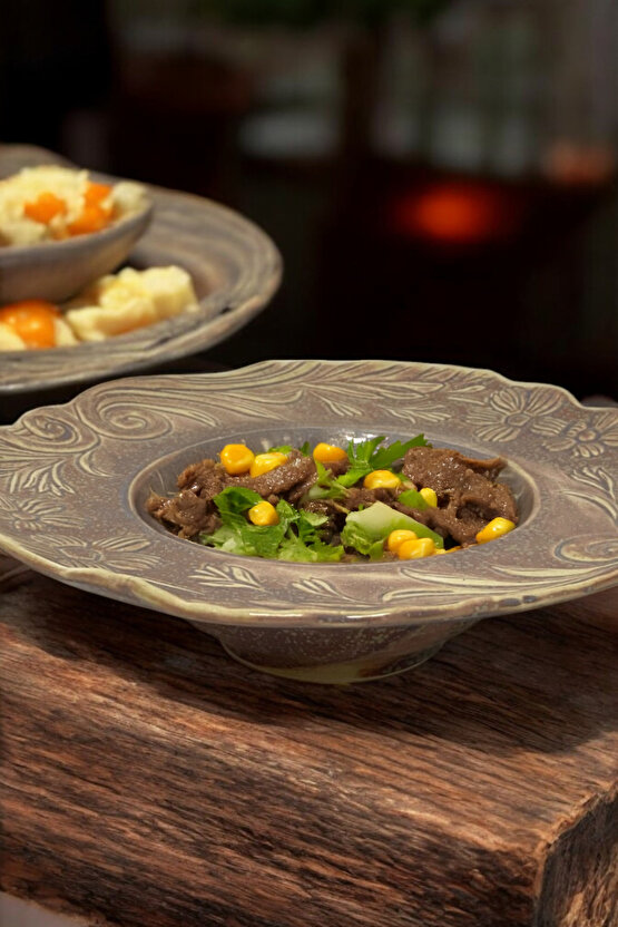 Ivy Nebula 26cm Porselen Makarna ve Salata Tabağı