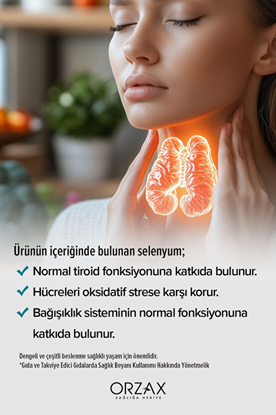 Orzax Selenyum 100mcg 30 Tablet