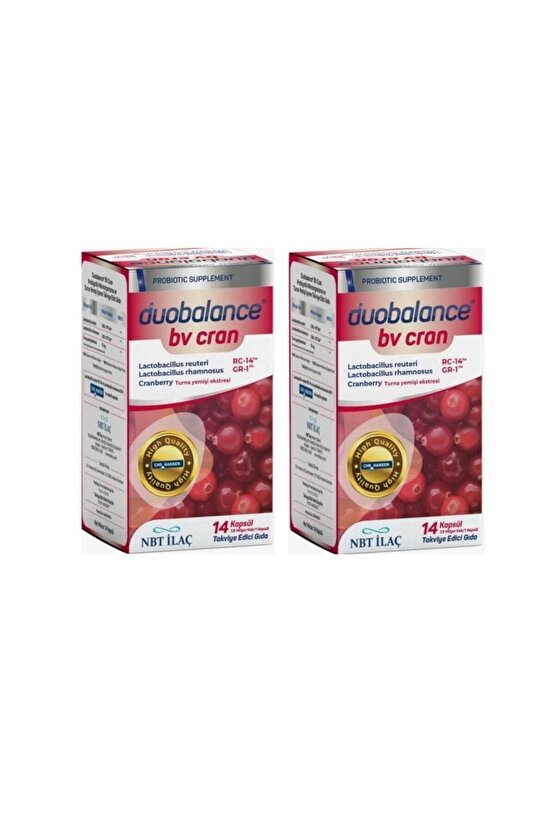 Nbt İlaç Duobalance Bv Cran 14 Kapsül 2 Adet