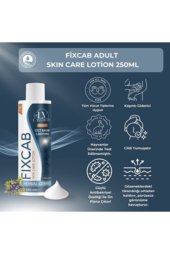 Fıxcab Yetişkinler Için (UYUZVEKAŞINTI) Vücut Losyonu 250ml