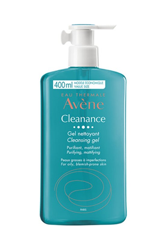 Cleanance Yağlı ve Akneye Eğilimli Ciltler için Matlaştırıcı Temizleme Jeli 400 ml