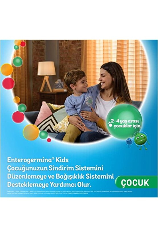 Enterogermina Kids 5 ml 10 Flakon 2 Adet