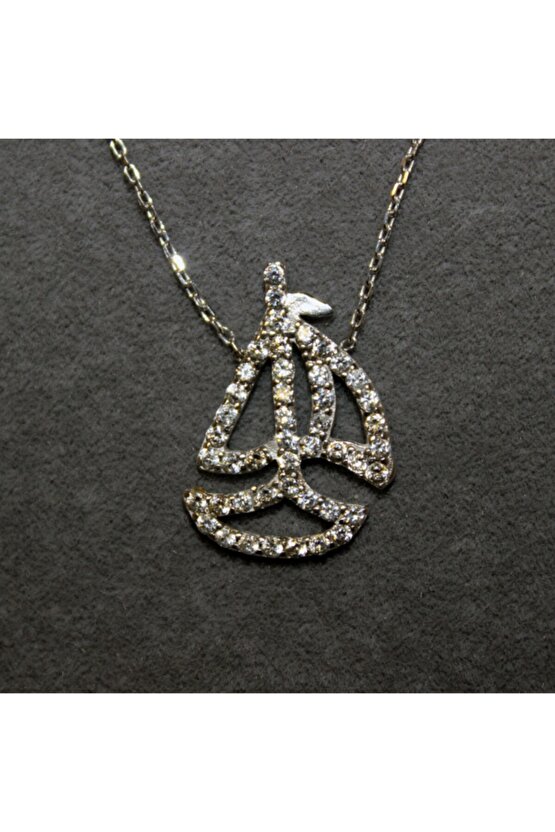 Taşlı Yelken Kolye