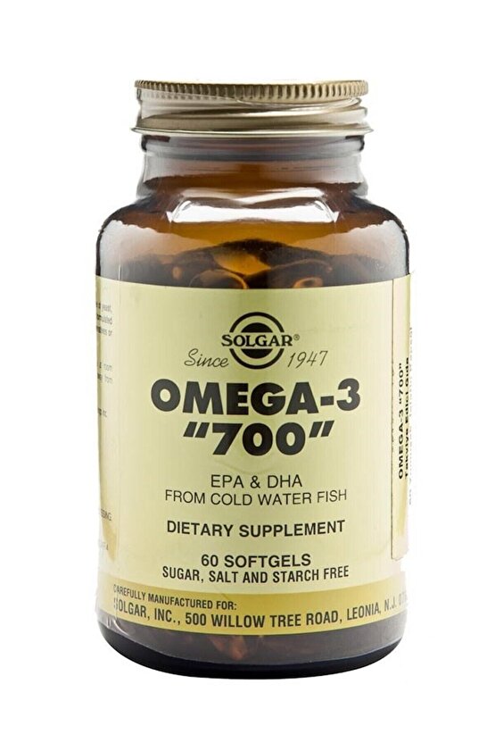 Omega-3 700 Mg 60 Kapsül