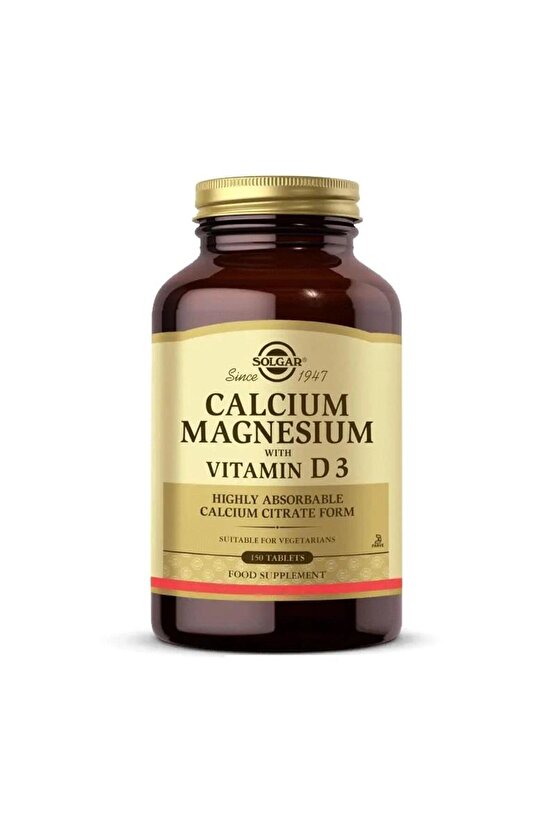 Calcium Magnesium with Vitamin D3 150 Tablet