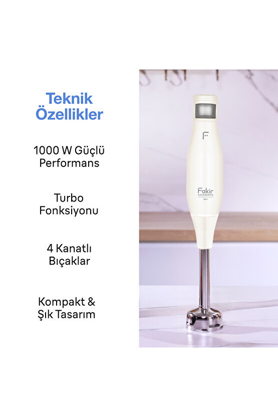 Stor Blender Seti Cream