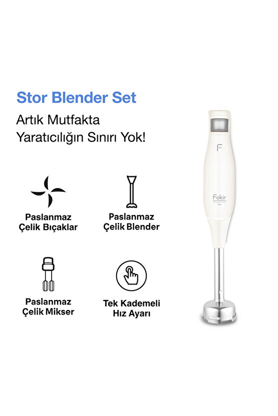 Stor Blender Seti Cream