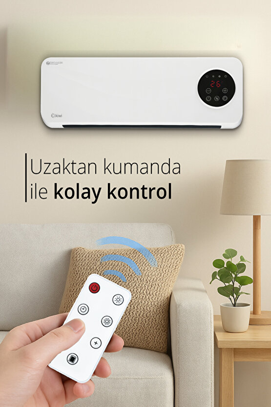 Kht-8490 Duvar Tipi Isıtıcı 2000w