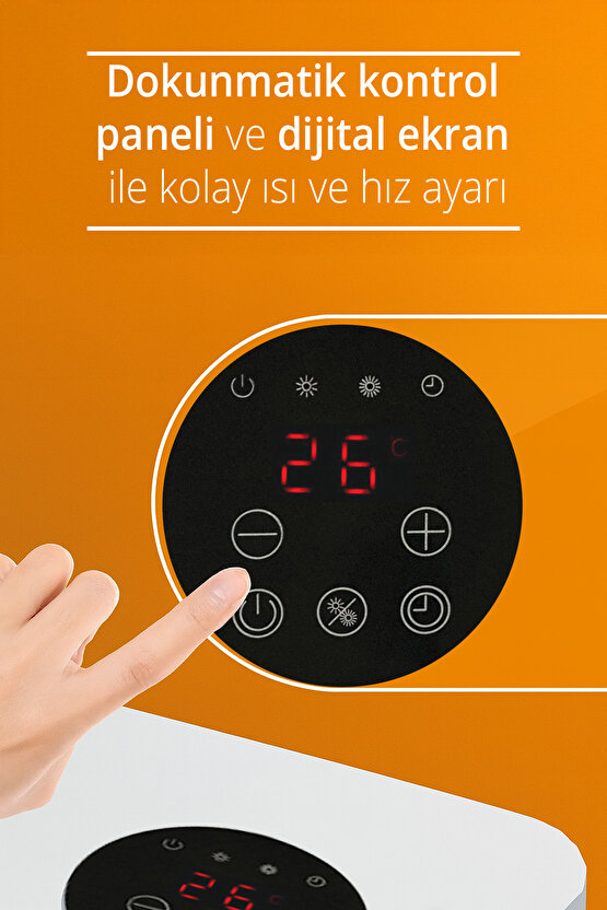 Kht-8490 Duvar Tipi Isıtıcı 2000w