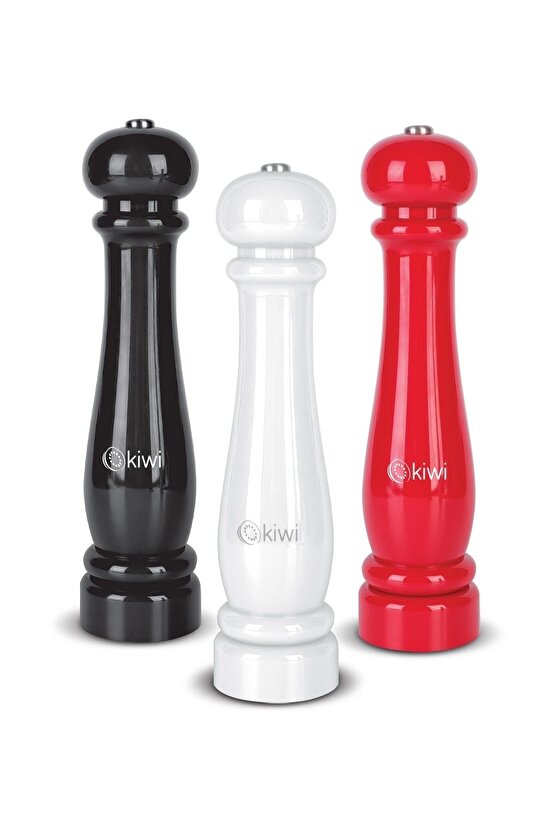 Yeni Nesil Kspg 4810 3lü Otomatik Ayarlanabilir Tuz Karabiber Baharat Değirmeni