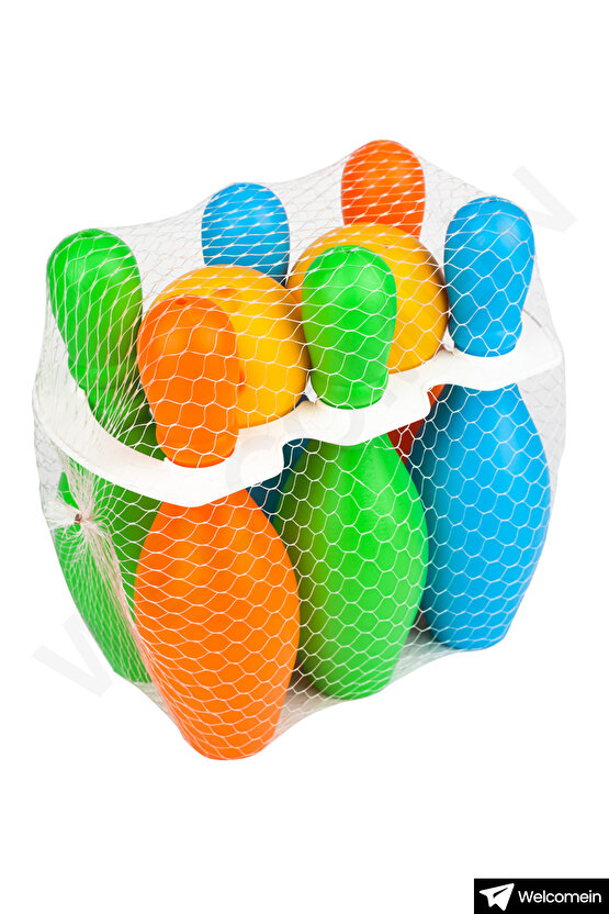 Oyuncak Çocuk Bowling Devir-Kazan Kutular Set-Eğitici Oyuncak-Aktivite-Gelişim