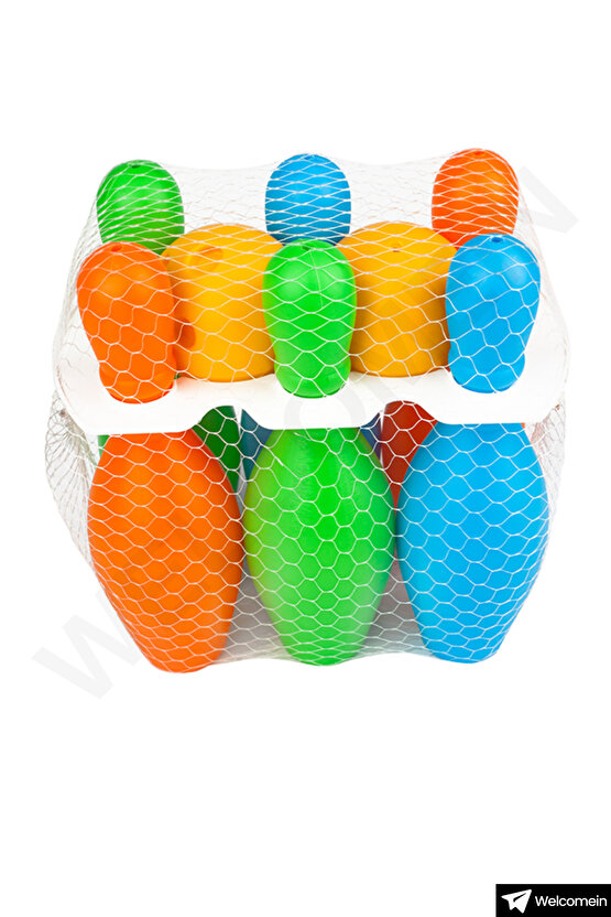 Oyuncak Çocuk Bowling Devir-Kazan Kutular Set-Eğitici Oyuncak-Aktivite-Gelişim