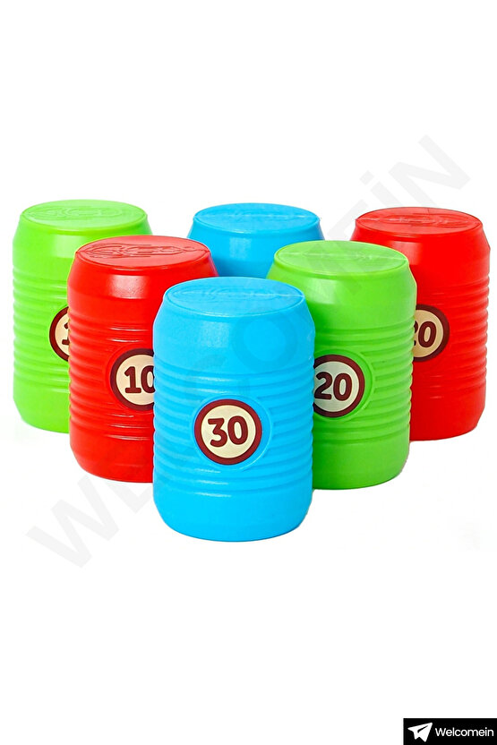 Oyuncak Çocuk Bowling Devir-Kazan Kutular Set-Eğitici Oyuncak-Aktivite-Gelişim