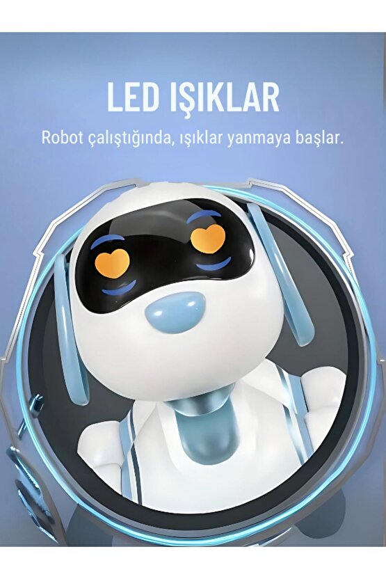 Uzaktan Kumandalı Çok Fonksiyonlı Akllı Aktivite & Eğlence Robot Köpek