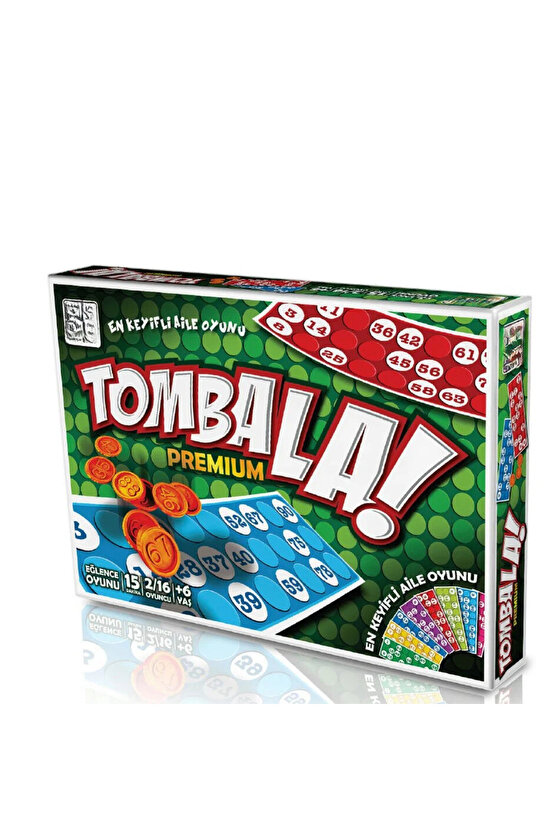 Lüks Tombala Seti Yılbaşı ve Diğer Günlerde 2-16 Oyuncu ile Oynanbilen Tombala Kadraj Yatay